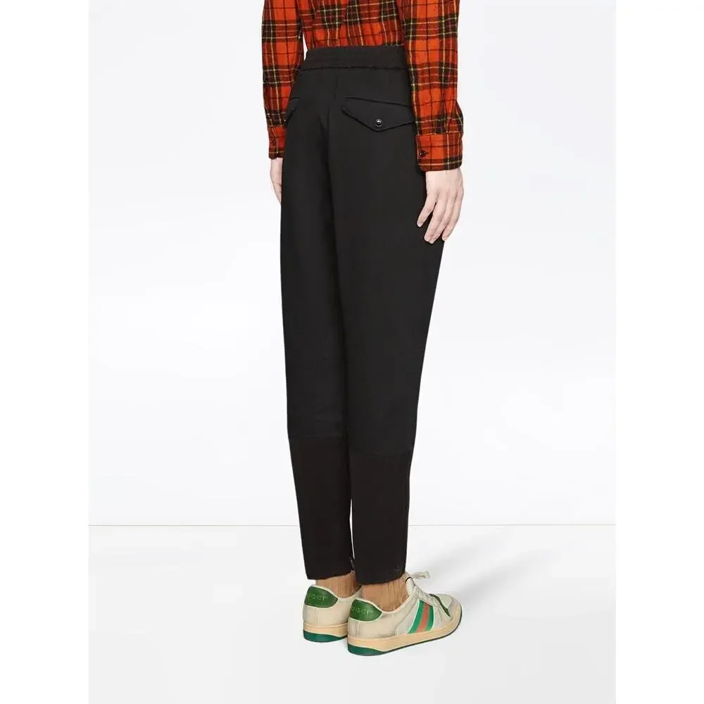 NWT Gucci Military Style Zip Cuff Slim-Fit Jogger Chino Pants 48EU/32US $1200.00